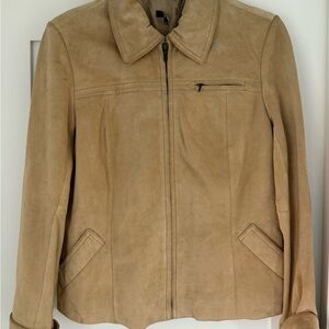 Tan J Crew Suede Women's Jacket